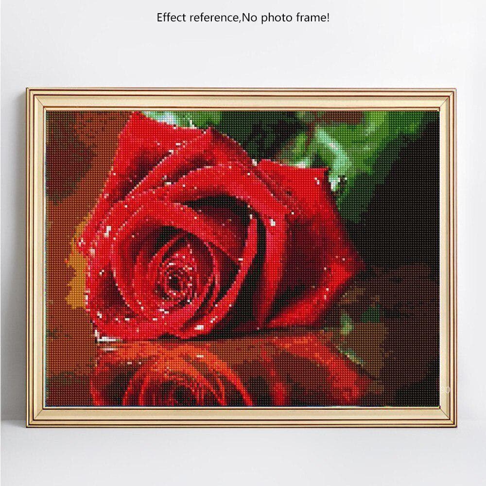 Diamond Mosaic Full Layout Flowers Diamond Painting New Arrivals Flower Diamond Embroidery 20X30