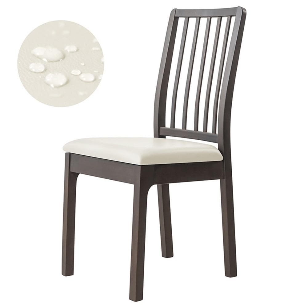 Long Lasting Durability Dining Room PU Leather Note white