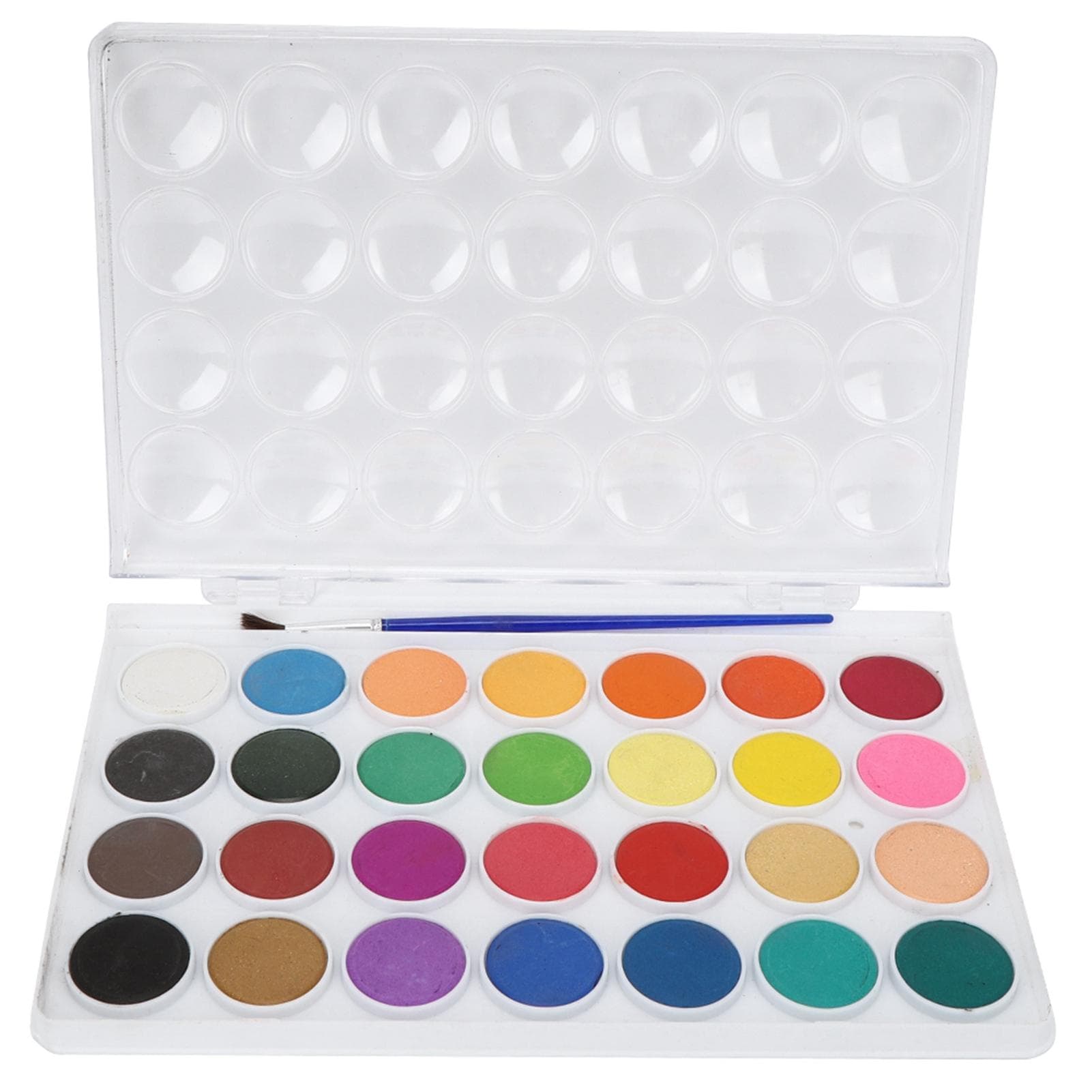 28 Colors Solid Pigment Paints Portable Art Painting Powder Set for Watercolor Gouache