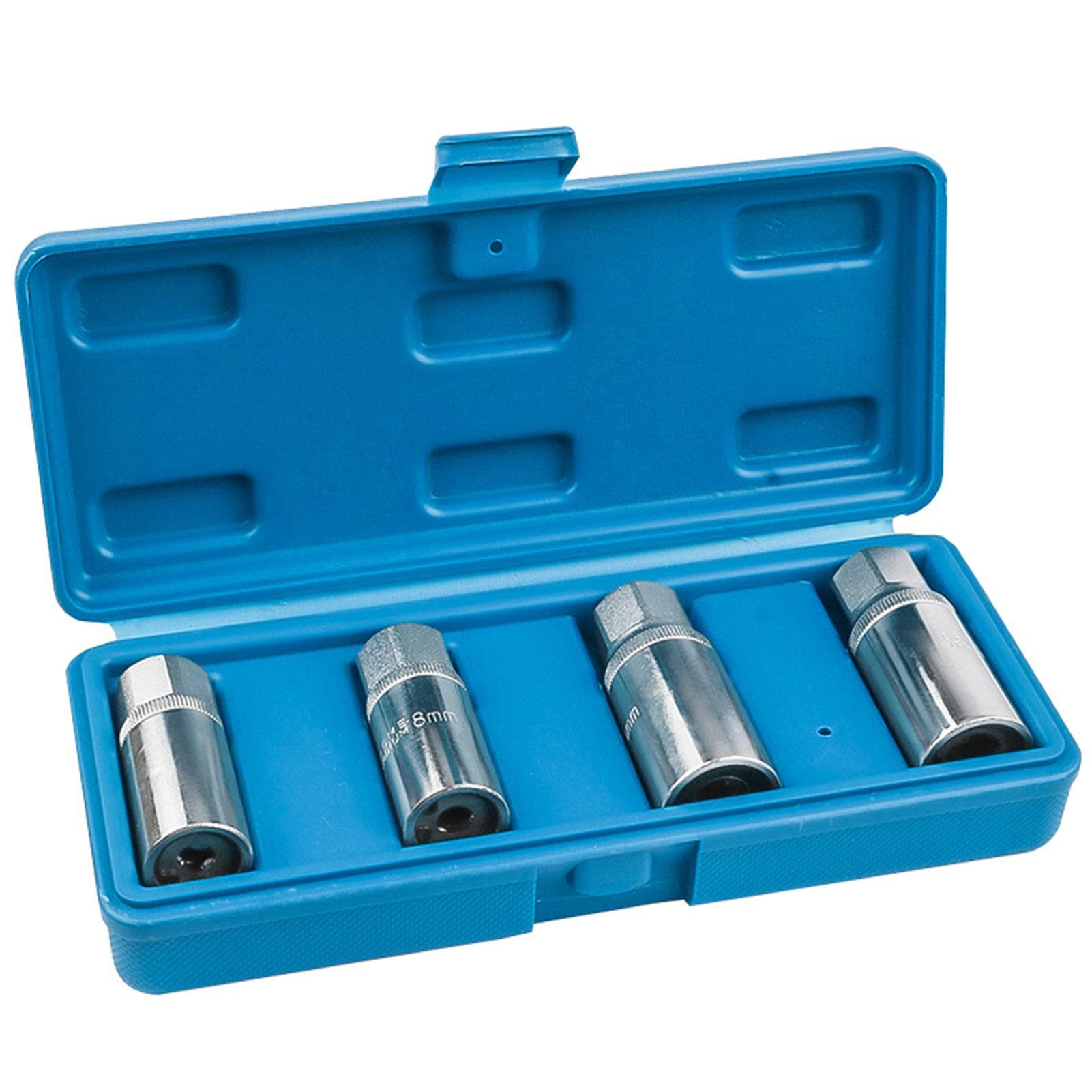 4 Pieces Stud Extractor Set Broken Stud Removal Socket Metric Stud Remover Tool 12.5mm Square Drive 4 Pcs