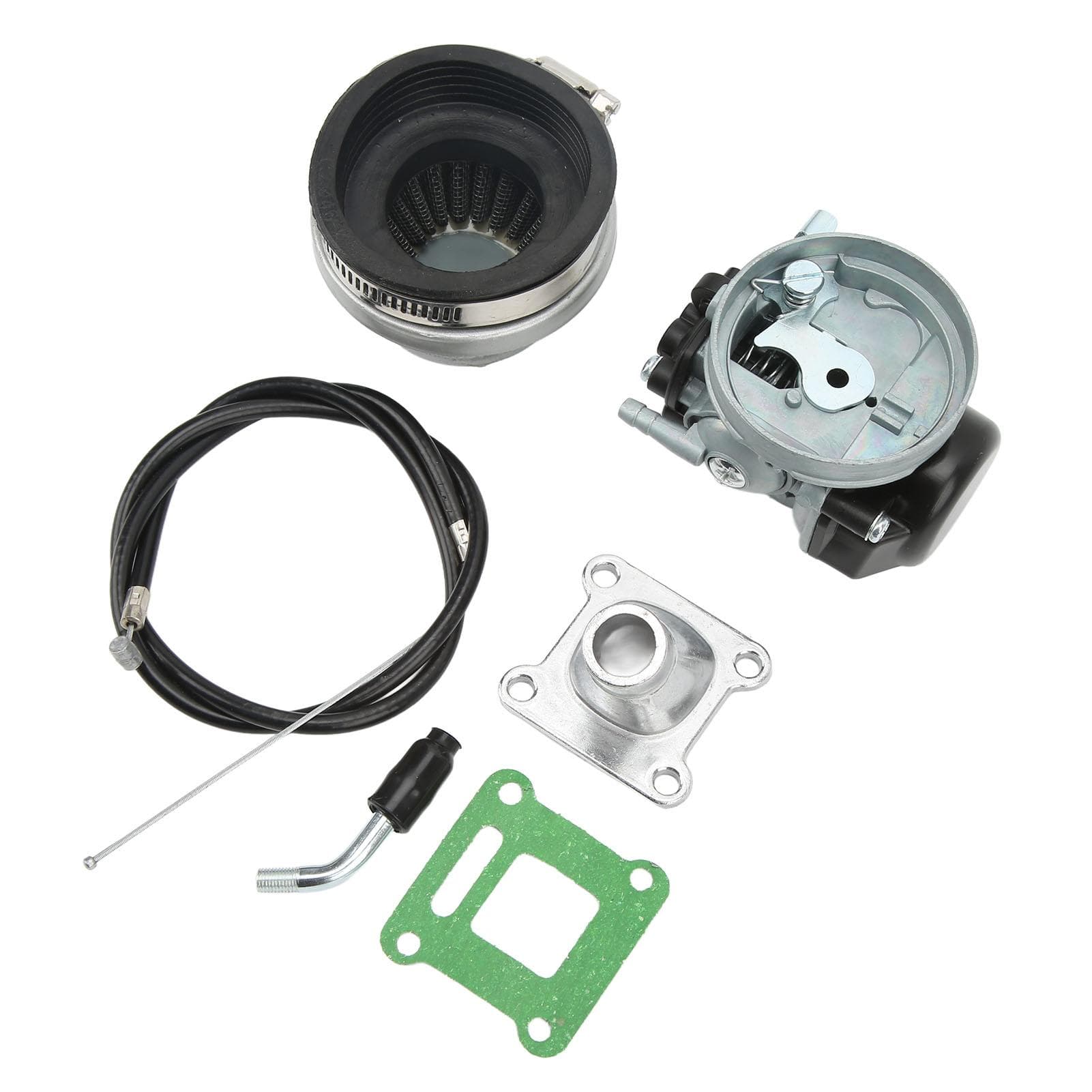 Carburetor Kit Carb Throttle Cable Air Filter High Performance Engine Carb Set for 49cc to 80cc 2