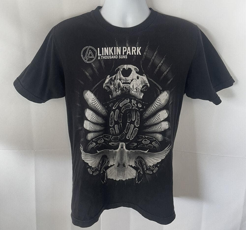 Linkin Park A Thousand Suns Double Sided Black Unisex T-Shirt L