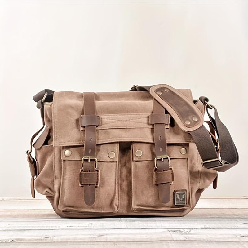 Vintage Messenger Bags Laptop Bag Large Capacity Shoulder Bag For Hiking Travel Christmas/Halloween gift