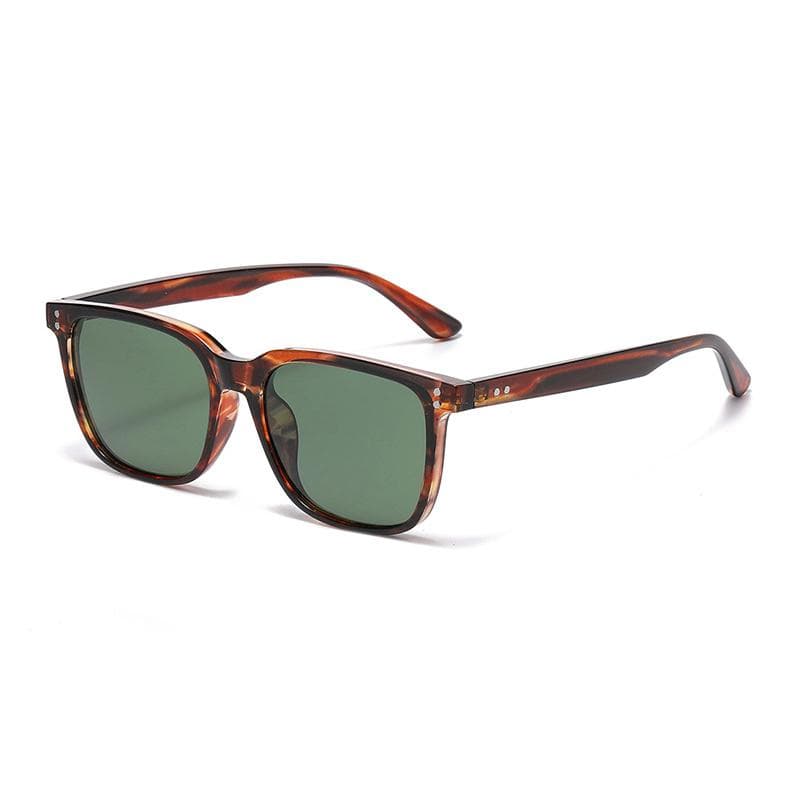 Trendy Square Sunglasses Men Women Luxury Rivet UV400 Protection Fashion Outdoor Anti Glare Driving Shades