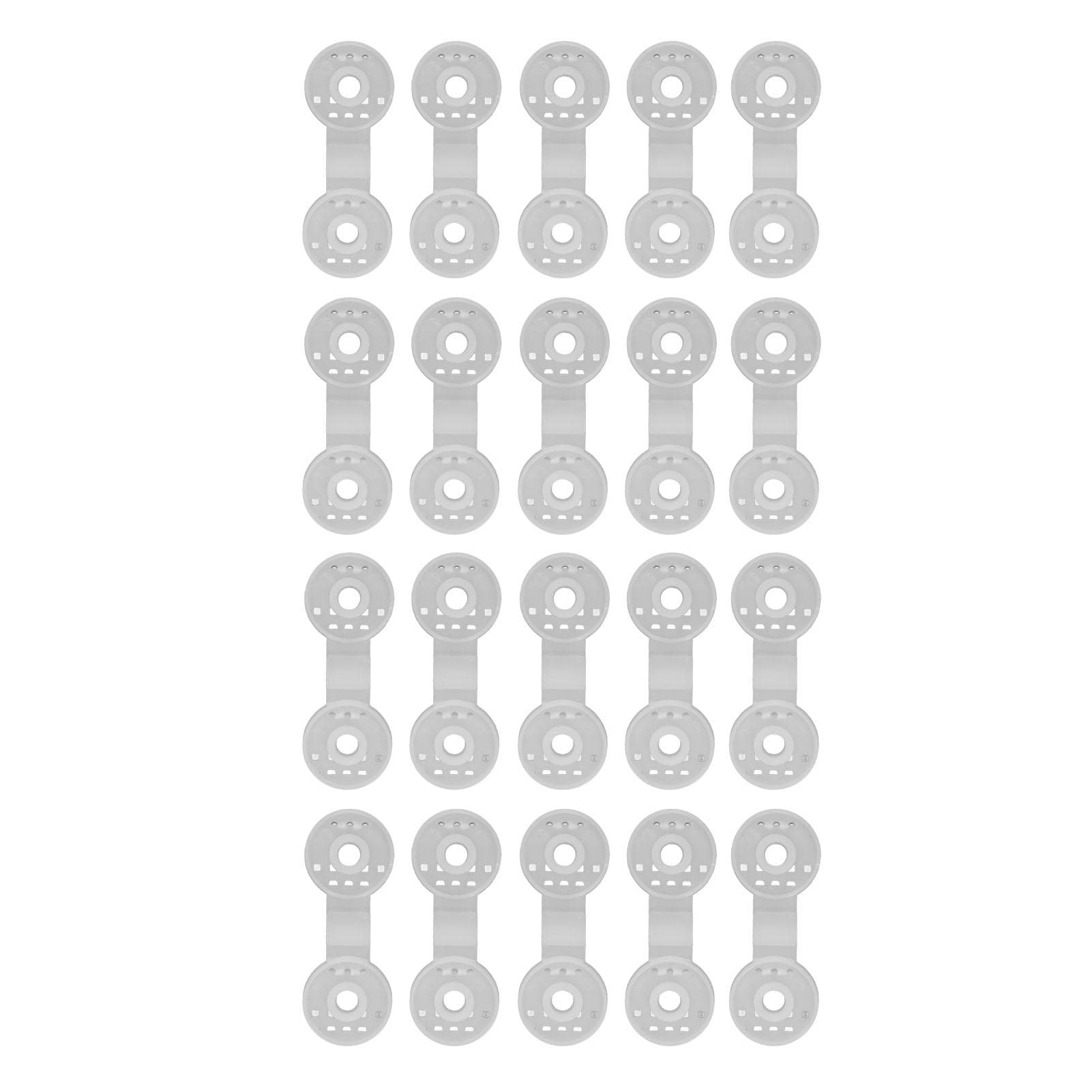 20Pcs Sunshade Net Clip Round Shade Cloth Clips Greenhouse Film Fixing Clamp for Tent Greenhouse
