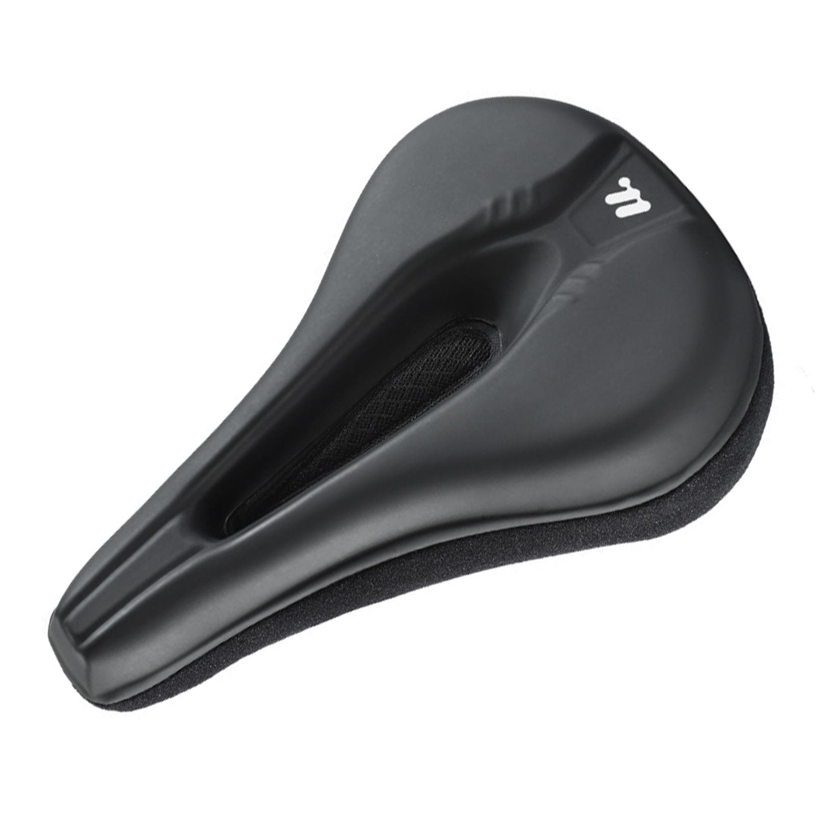 Memory Sponge Bike Seat Cushion Comfortable Breathable Bicycle Seat Cover Soft Bike Saddle Cover black