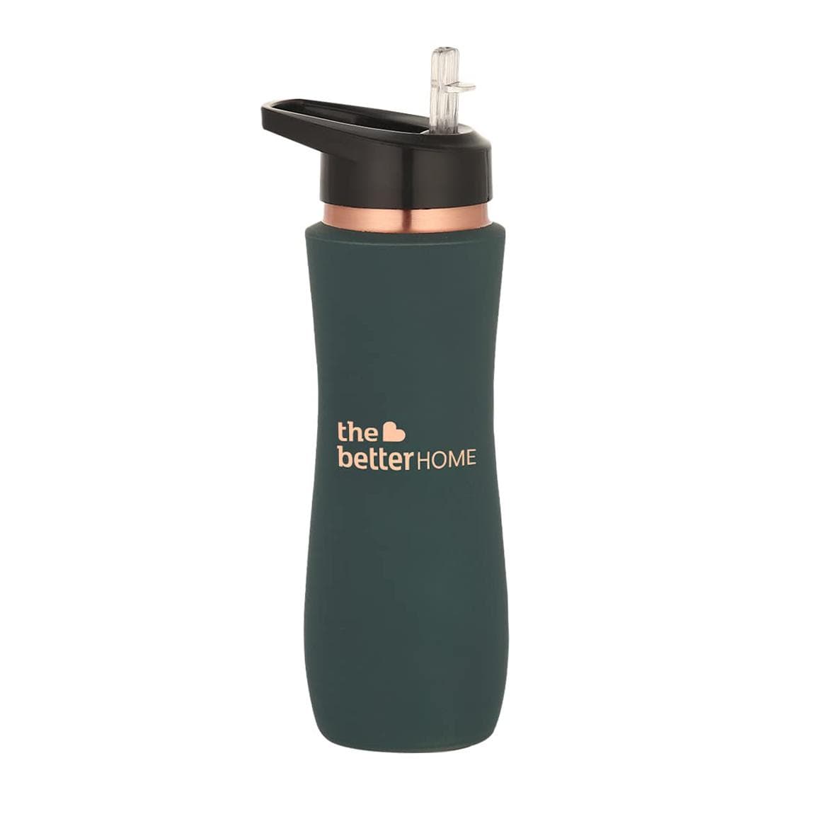 Copper bottle green (700 ml), Copper Water Bottle Green, The Better Home