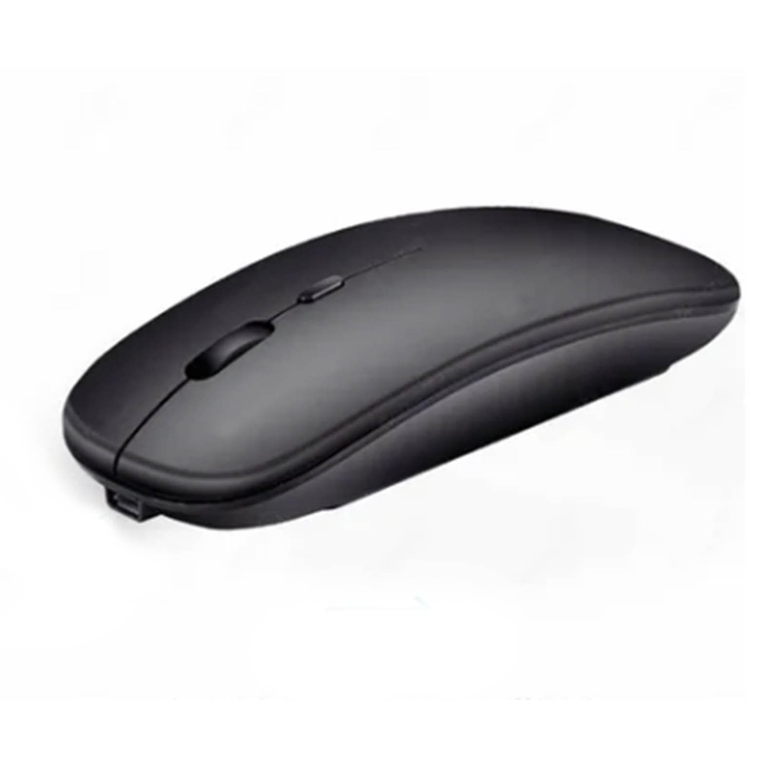 Wireless Mouse Ergonomic Comfortable Silent Design 800 to 1600DPI Plastic Material Black Office