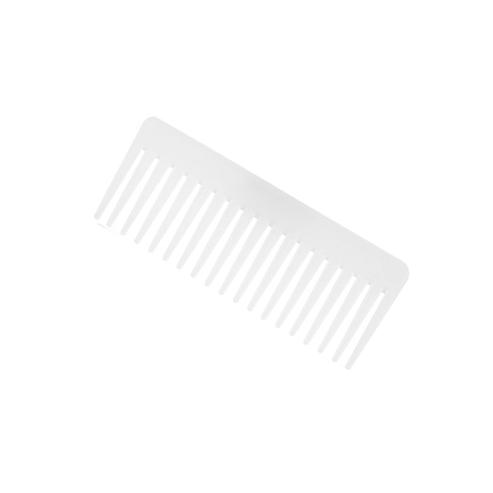 Wide Tooth Comb Large Hair Detangling Come for Curly Hair Wet Dry Hair Styling Hairbrush white