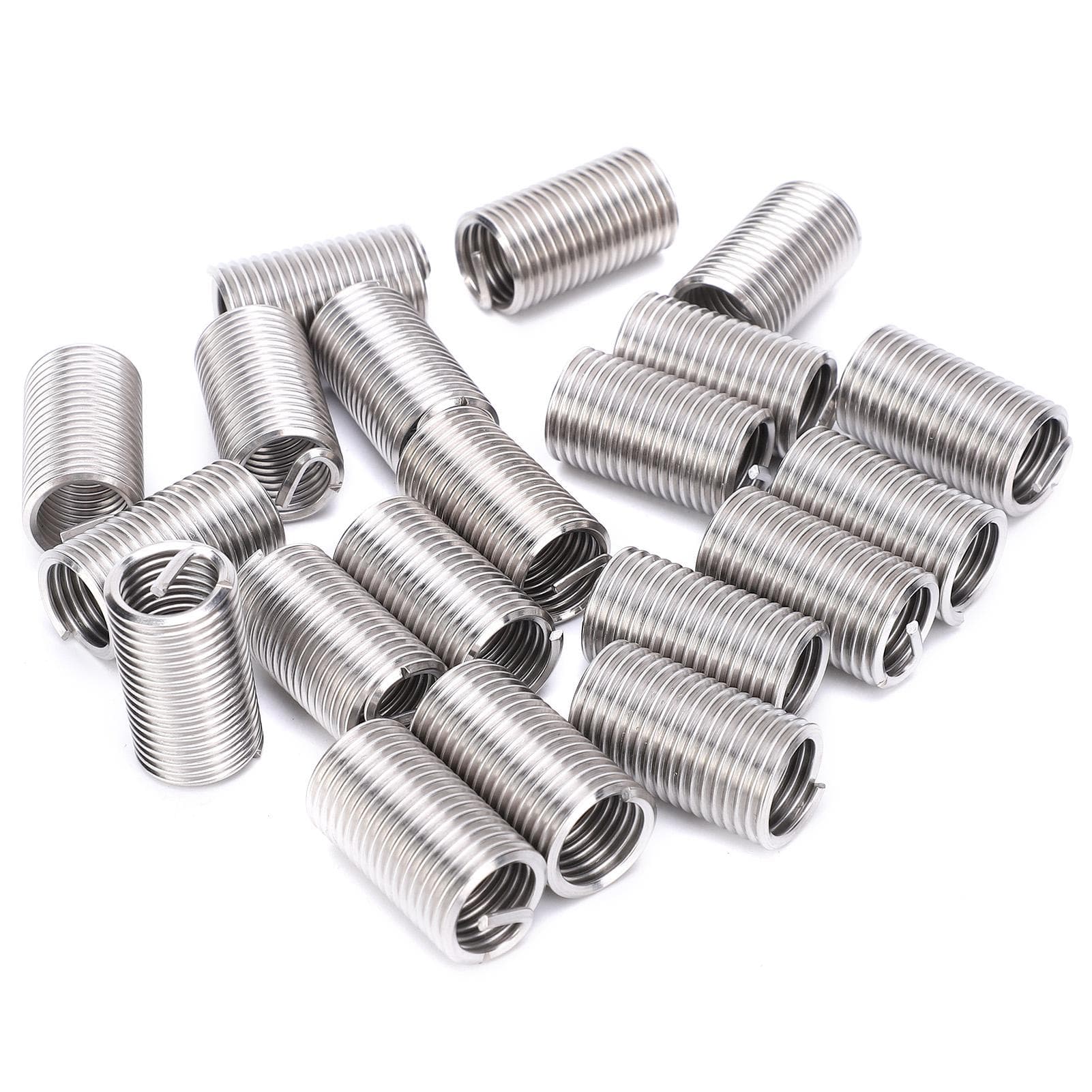 20Pcs Thread Inserts Male Female Reducing Nut Repair Tool Stainless Steel Fastener M14x23D