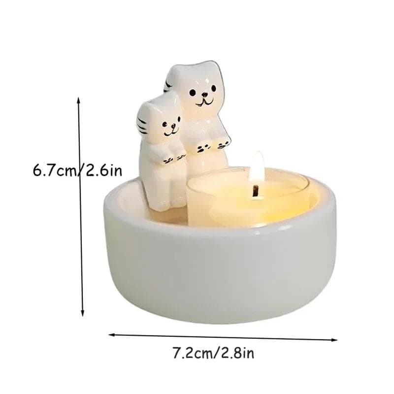 Ceative Cute Ceramic Flower Pot Vase Halloween Ghost Candle Holder Handicraft Ornaments Home Decoration Plant Accessories