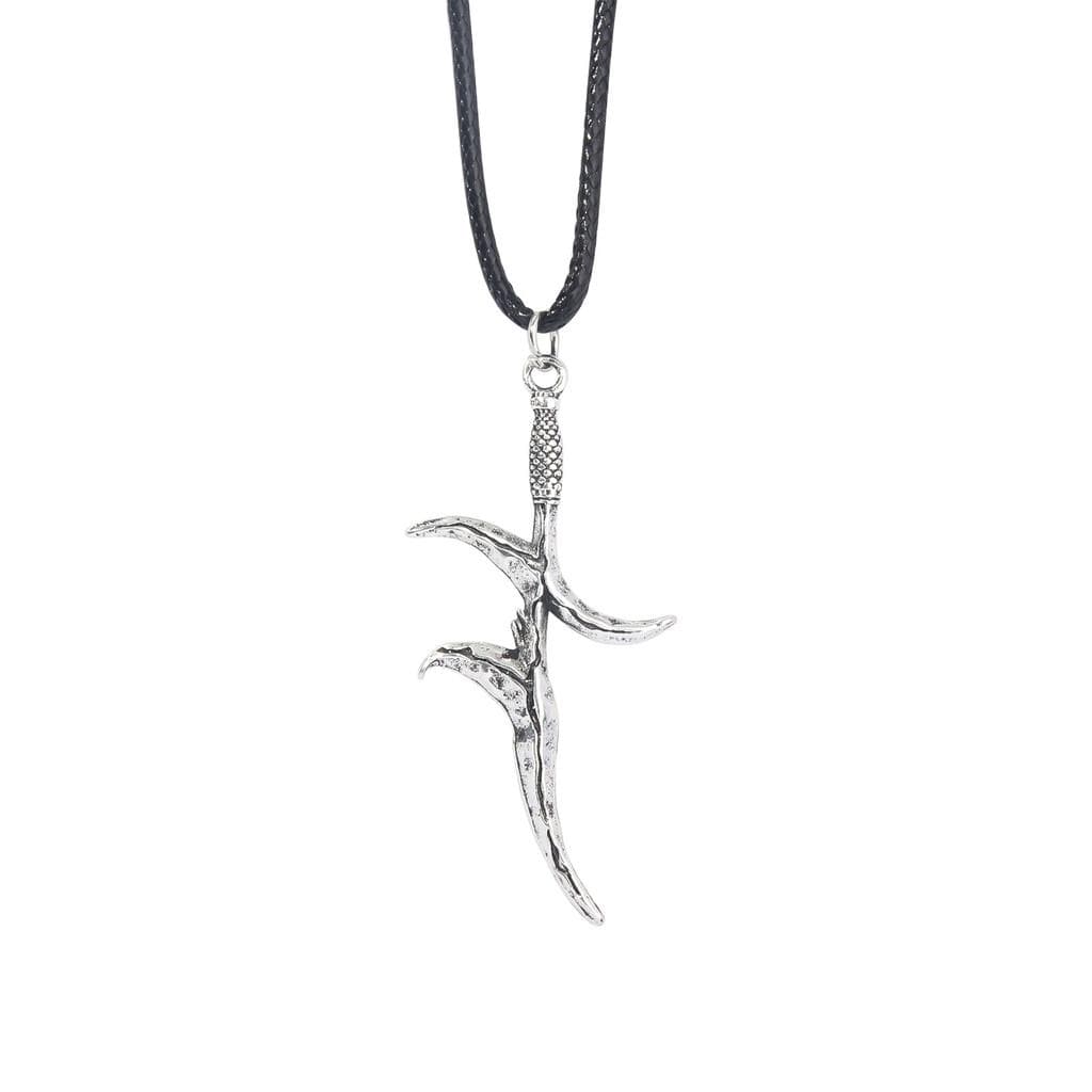 Elden Ring Melina Black Sword Necklace Alloy Jewelry Gothic Style For Gamers