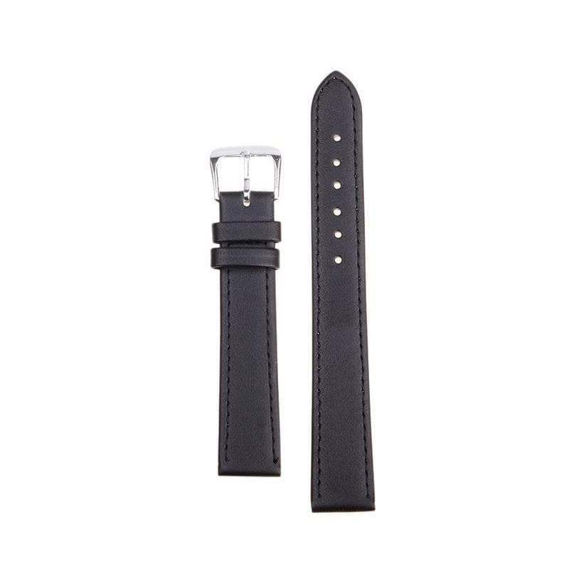 Universal Replacement Watch Belt Writst Watch Band Watch Srtap Fashion 10/12/14/16/18/20/22/24mm 24mm black