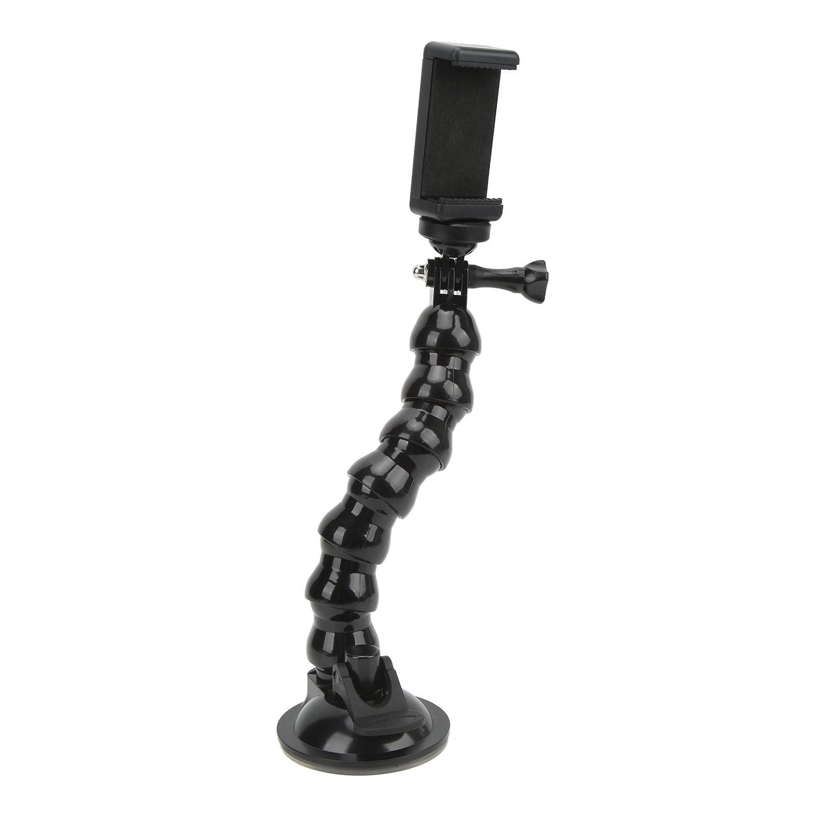 Flexible Gooseneck Extension Suction Cup Car Mount Holder with Phone Holder for Action Camera