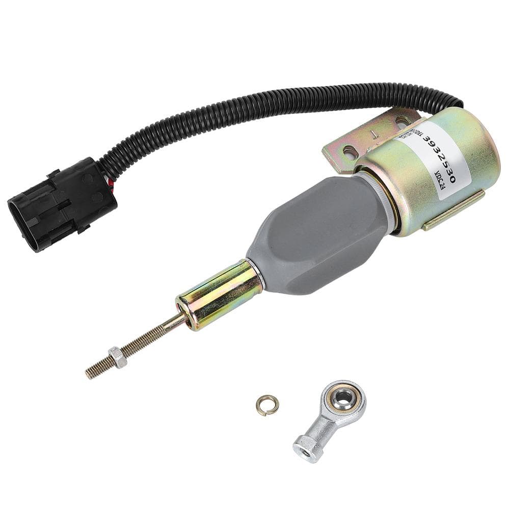 24V Engine Shutoff Solenoid Valve 3932530 SA?4756?24 Fit for Cummins 4BT 6BT5