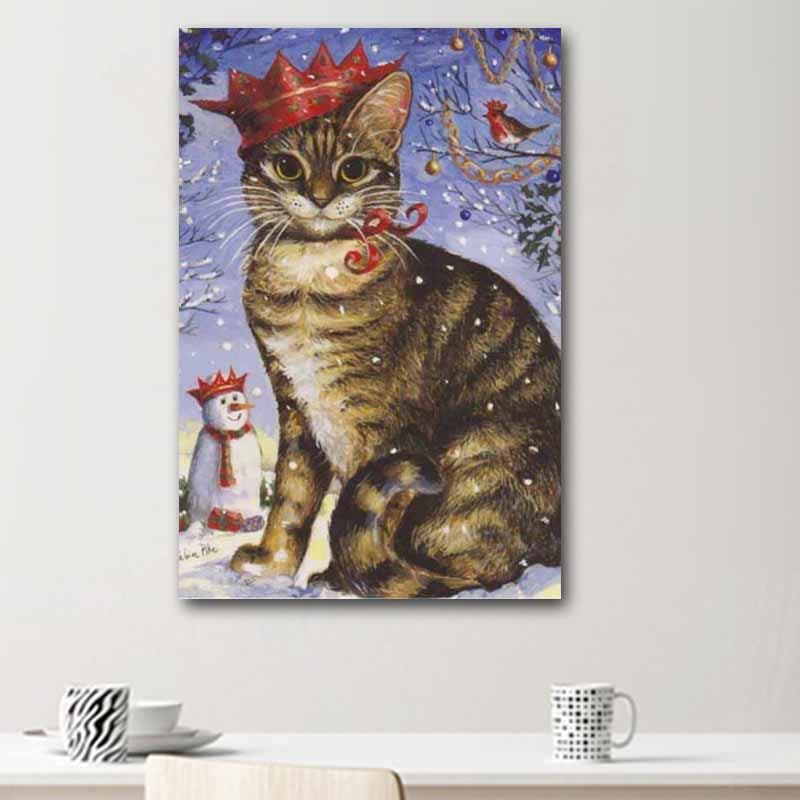 5d Diy Broderies Diamants Cat Cartoon Diamond Gift Mosaic Diamond Painting Full Embroidery 20X30
