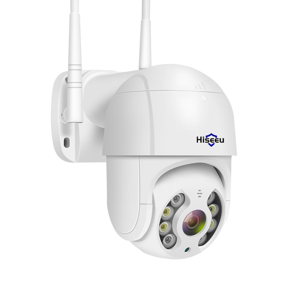 Hiseeu WHD815 5MP Wireless Monitor Camera Wall Mount Smart WiFi Camera 5X Digital Zoom IP66 EU Plug