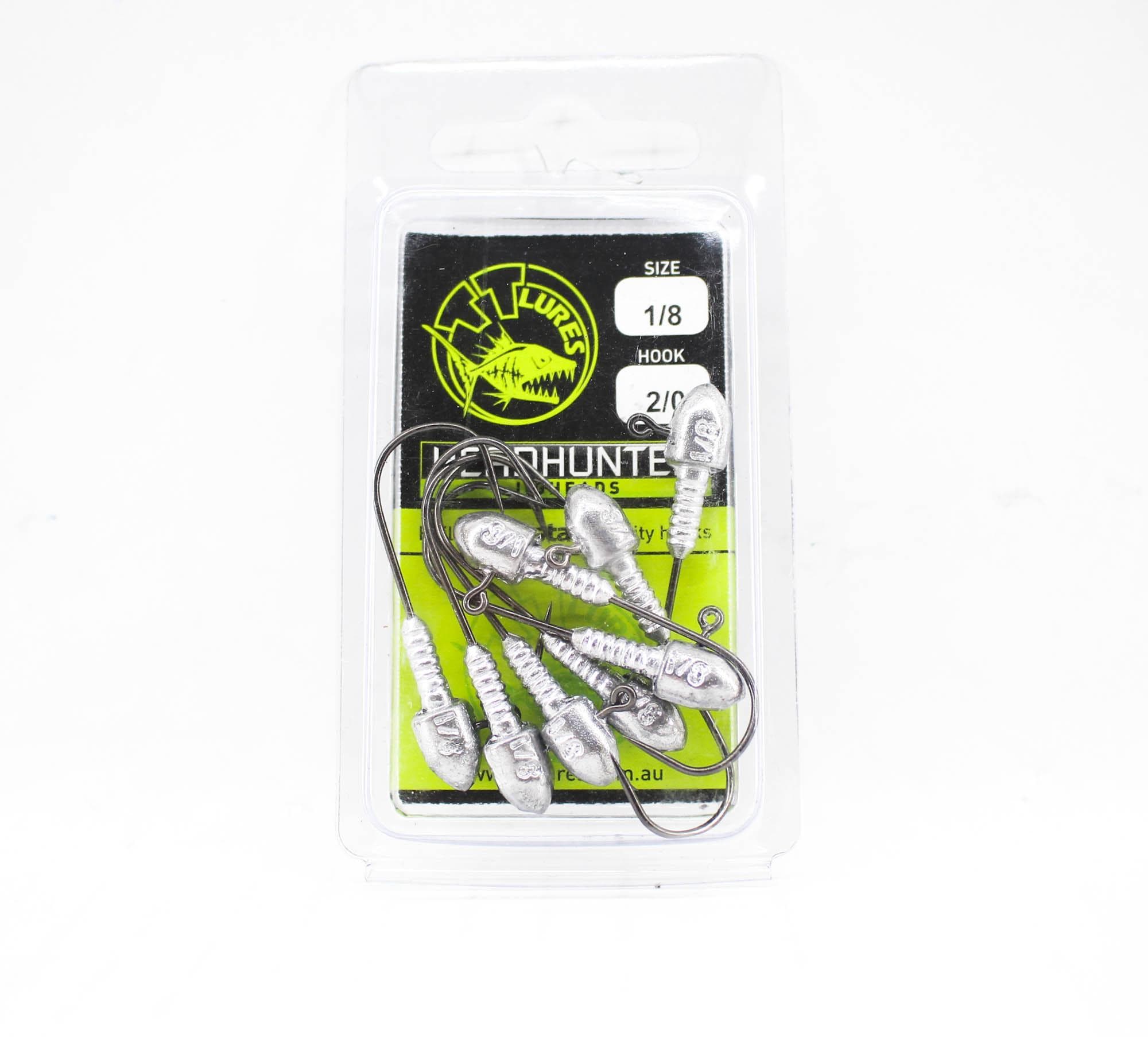 Tackle Tactics TT Head Hunter Jig Head 1/8 oz 2/0 8/pack (1128)