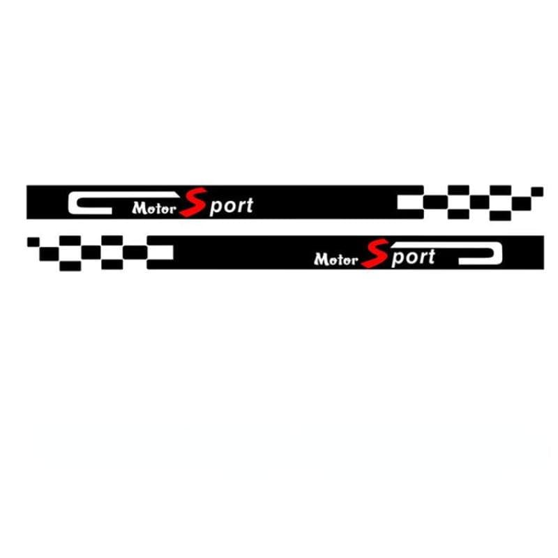 Car Stickers Car Large Area Scratch Stickers Car Door Appearance Pull Flower Decoration Stickers Personality Creative Stickers 158cm×11cm×2 black