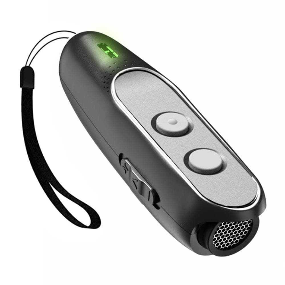 Ultrasonic Dog Repeller Dog Bark Deterrent Devices Rechargeable Portable Multifunctional Anti-Noise black