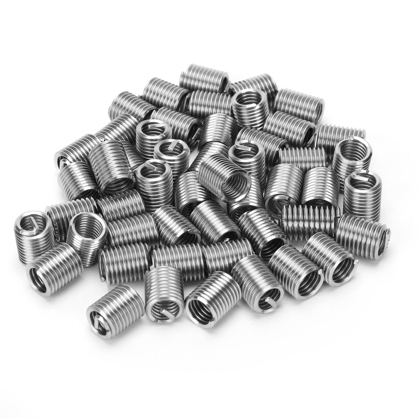 50Pcs Thread Inserts Male Female Reducing Nut Repair Tool Stainless Steel M516?18?2.5D