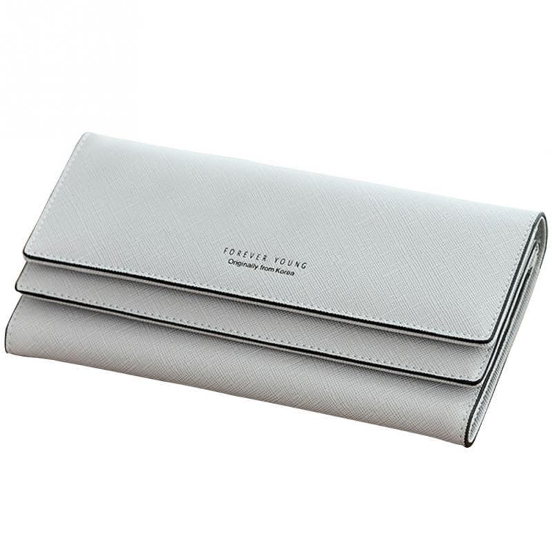Fashion Hasp Leather Wallet Purse Clutch Money Women Wallet Large Capacity Card Holder Coin Purse