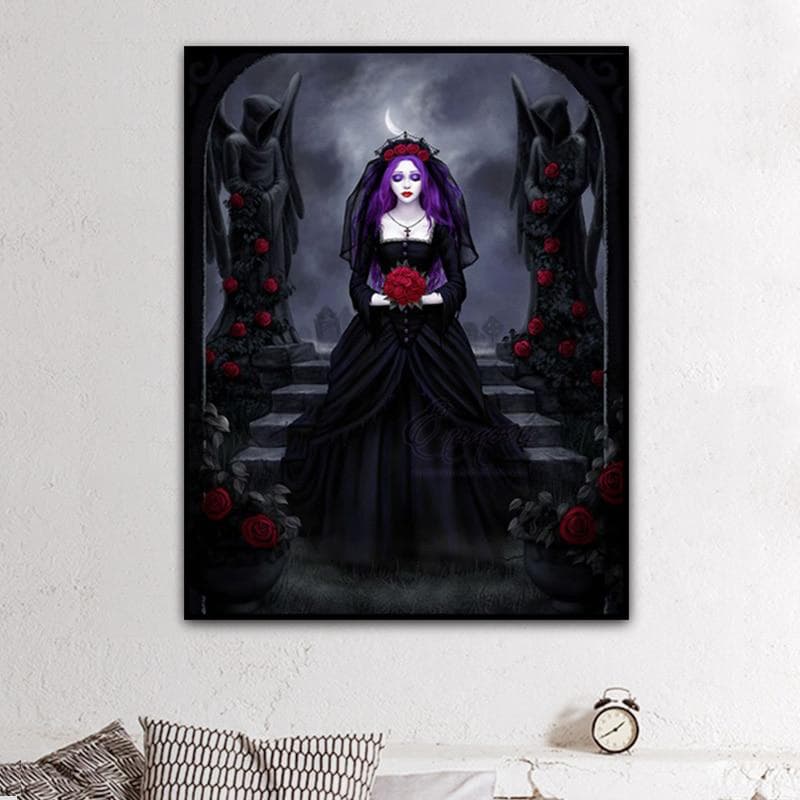 5D DIY Diamond Painting Full Bride Diamond Embroidery 3D Cross Stitch Diamond Mosaic Home Decoration 20X30