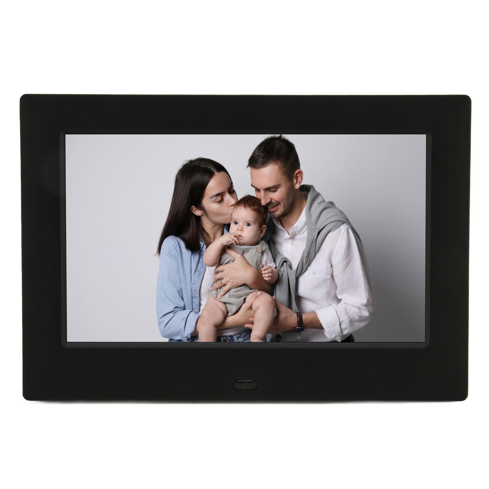 7 Inch Digital Photo Frame HD 1080P Digital Picture Frame Photo Album with Clock and Calendar UK Plug