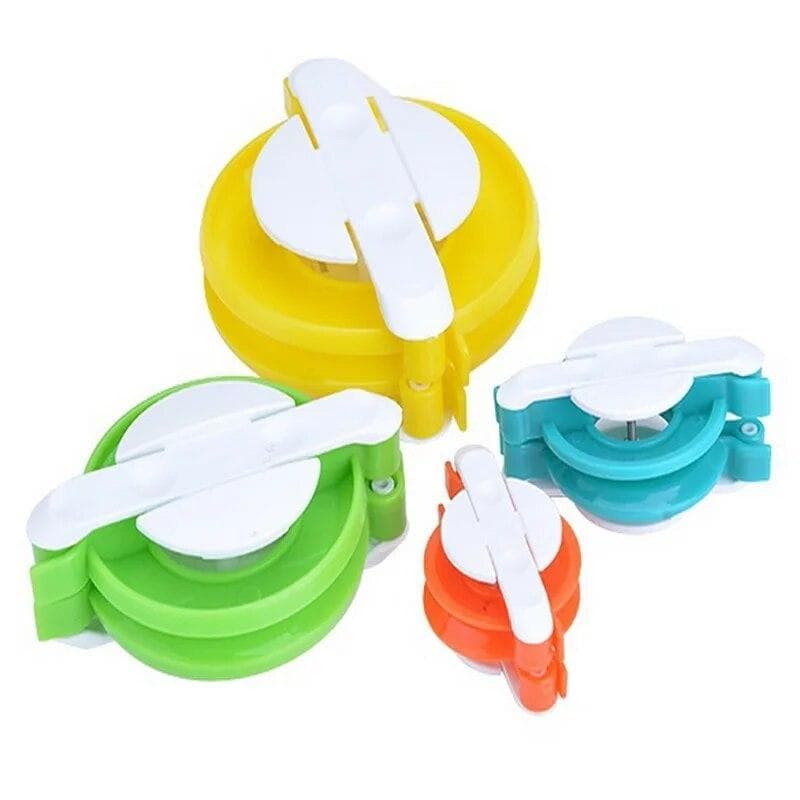 4PCS/Set DIY Knitting Loom Kit Pompom Maker Fluff Ball Weaver Needle Craft Pom Making Hair Ball Machine DIY Making Toys 1 set