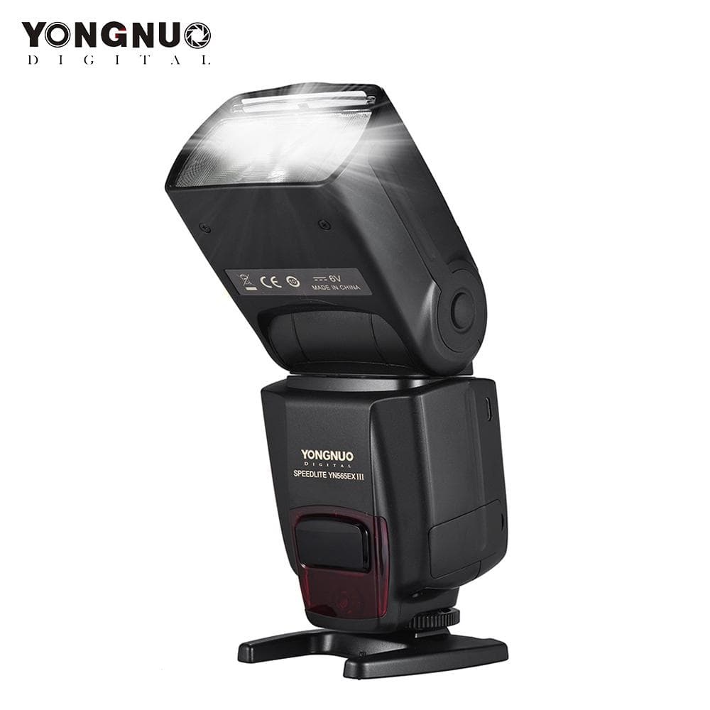 YONGNUO YN565EX III/N Wireless TTL Slave Flash Speedlite GN58 High Speed Recycling System Supports black
