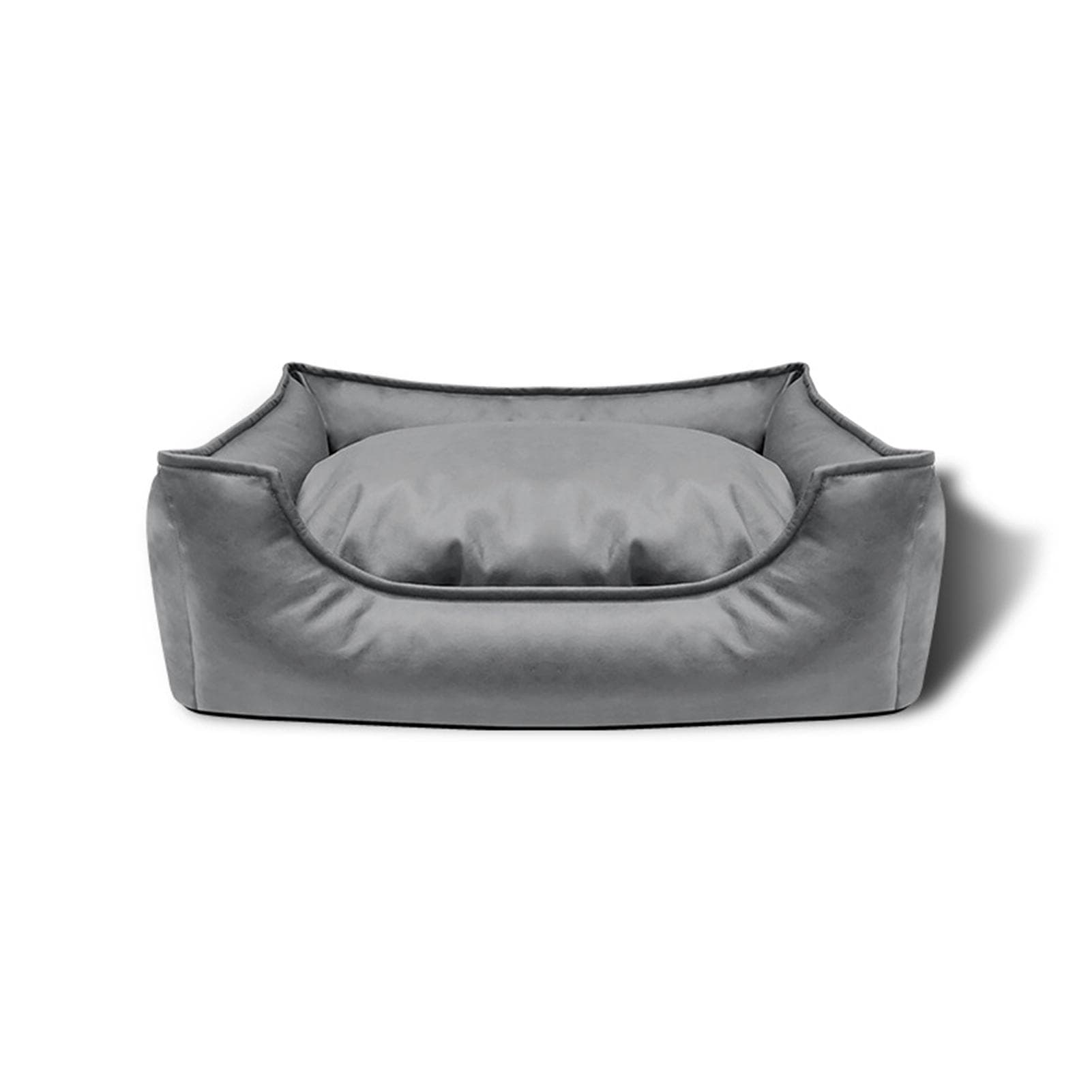 Imitation Leather Technology Waterproof Dog Bed Pet Sofa Cat Nest Supplies Dog Bed Spring Summer XL grey