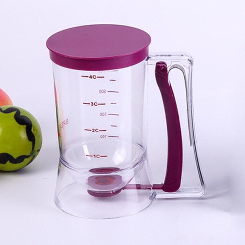 Batter Separator Funnel Measuring Cup with Scale with Handle for Cupcake Butter Dispenser Funnel Tool Home Kitchen Baking Tool