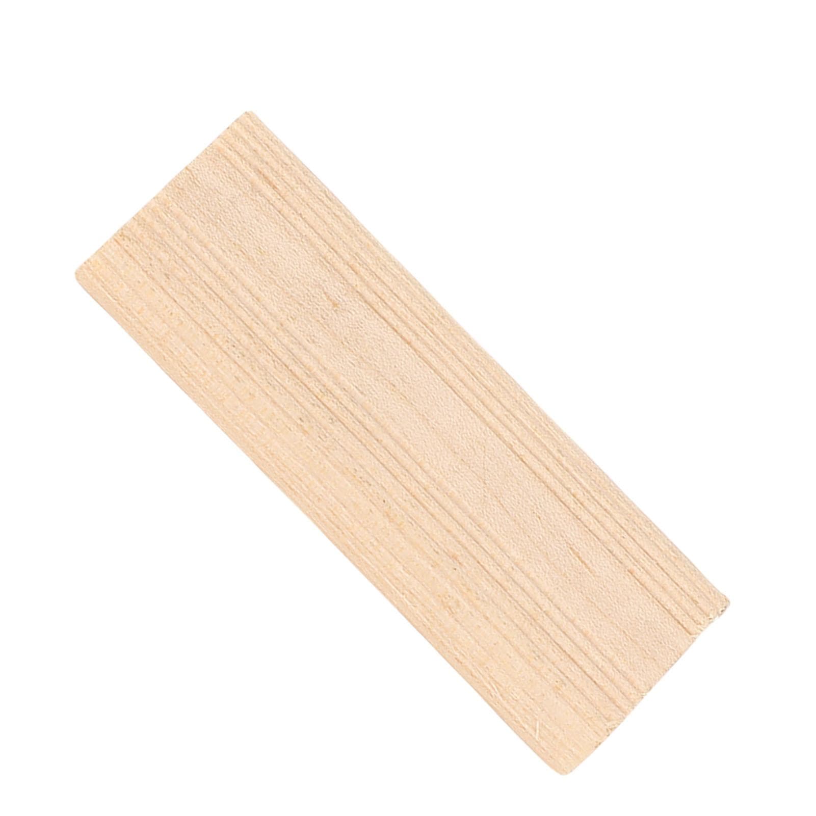 50PCS Wooden Dowels 8x22x50mm Beech Wood Grooved Plugs for Woodworking Furniture Splicing Cabinet