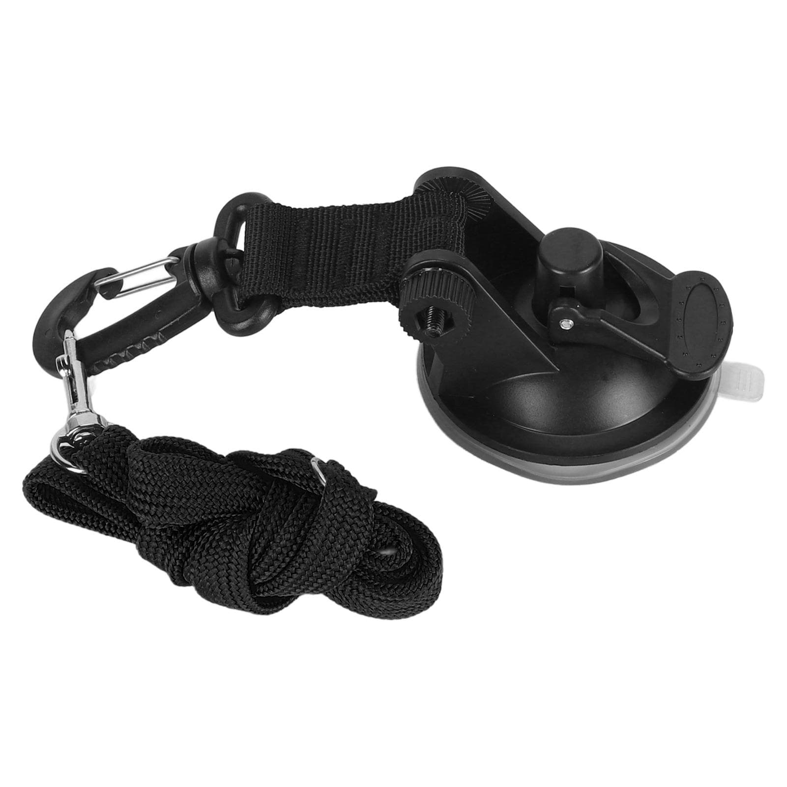 Pet Bathing Tether Adjustable Dog Bath Restraint Leash with Suction Cup for Puppy Cat Shower S black