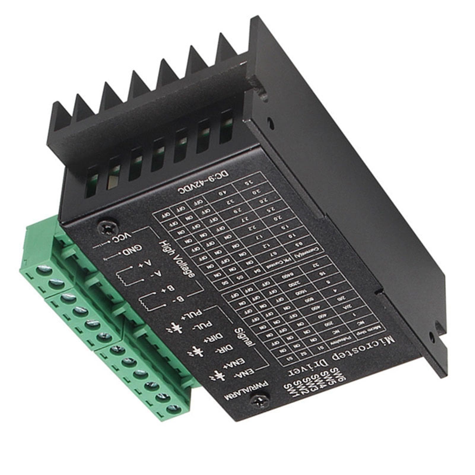 Stepping Motor Driver 32 Subdivision 4.0A 9 to 42V Low Noise Anti Interference Stepper Motor Driver