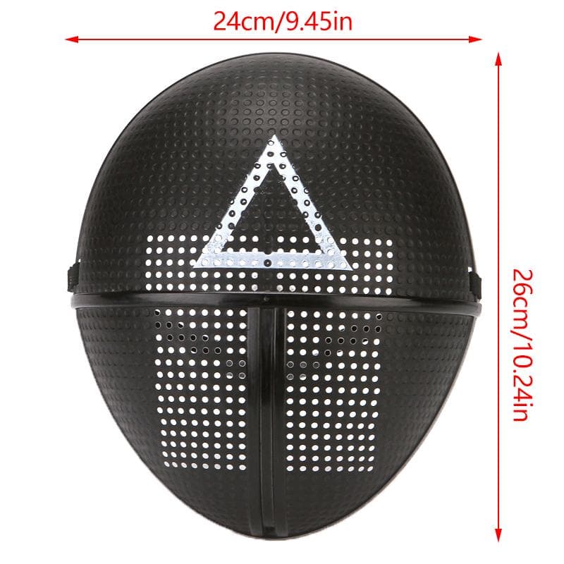 Calamari Game Cosplay Mask Props Boss Square Circle Triangle Pattern Full Face Party Masks Role Play Classic Costume Triangle