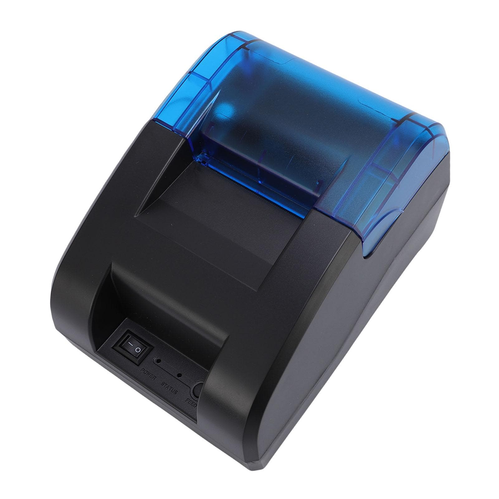 POS Receipt Printer 58mm USB Bluetooth ESC POS Command Portable Thermal Receipt Printer for Android EU Plug