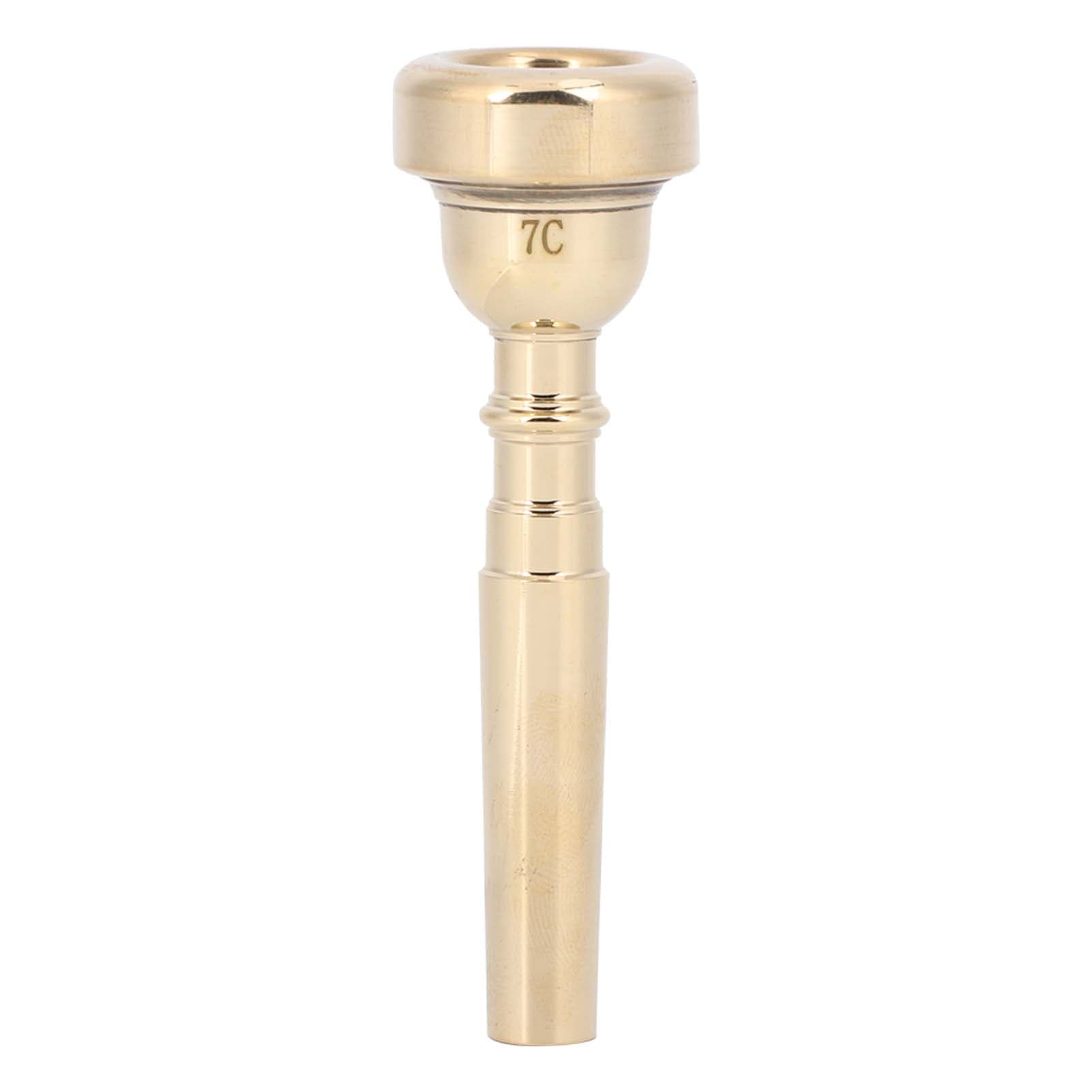 Trumpet Mouthpiece Durable Stylish Brass Professional Horn Musical Instrument AccessoriesGold7C