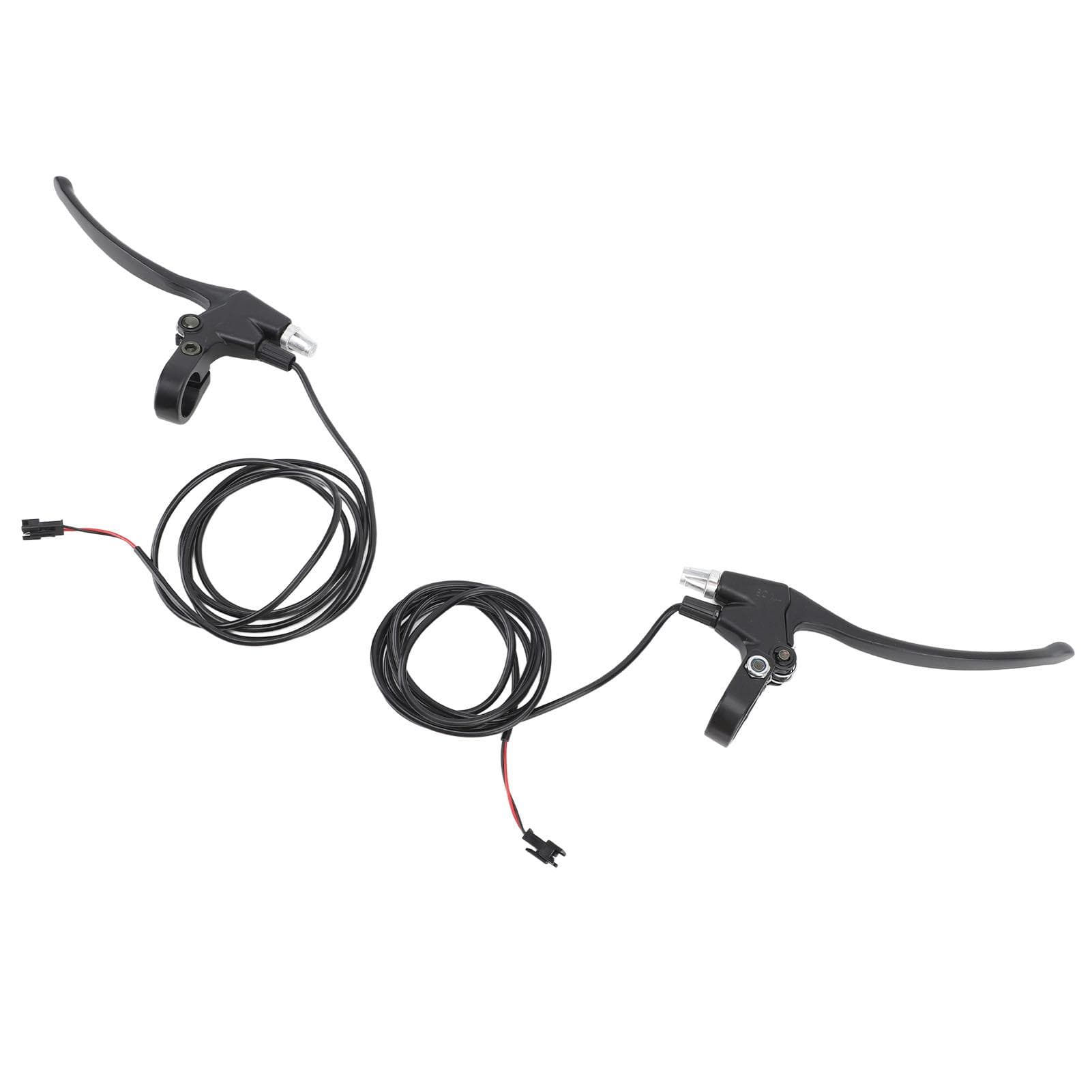 1 Pair Brake Lever Replacement Left Right Brake Handle with Brake Line for KUGOO M4 10in Electric