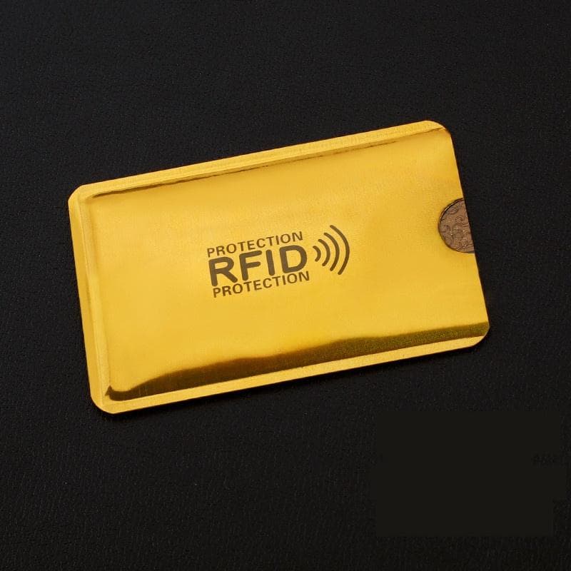 Identity information theft RFID shielding cover protection security card cover 82*62mm