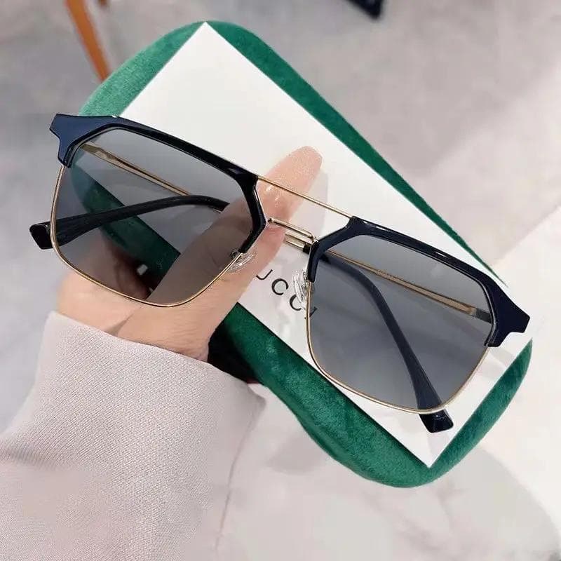 Blue Light Blocking Photochromic Minus Glasses Vintage Myopia Sunglasses Short Sight Optical Goggles Diopter -4.0