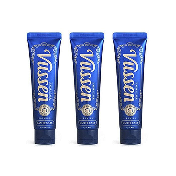 Vussen Korean Whitening Toothpaste 3 Pack – Teeth Whitening & Fresh Breath Care Vussen C 120g x 3pc