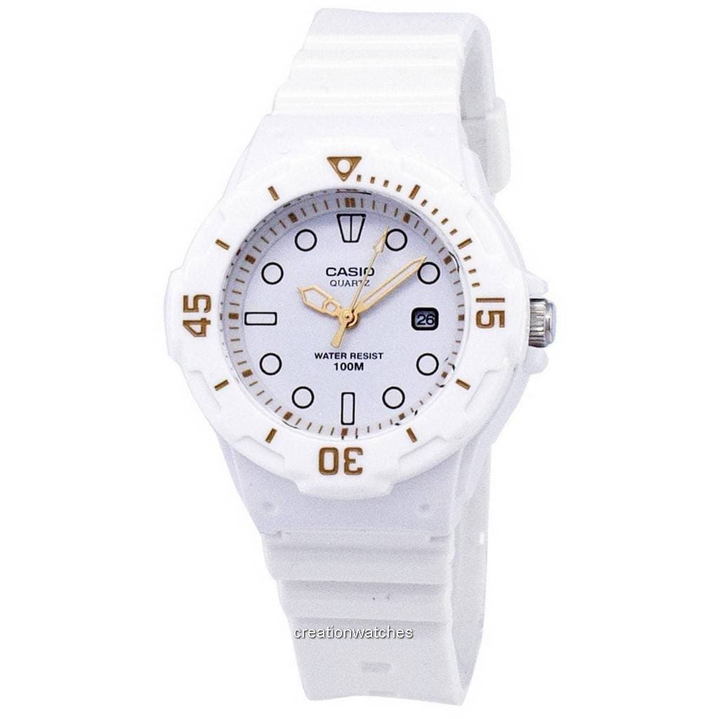 Casio Enticer Classic Analog White Dial LRW-200H-7E2VDF LRW200H-7E2VDF Women's Watch white