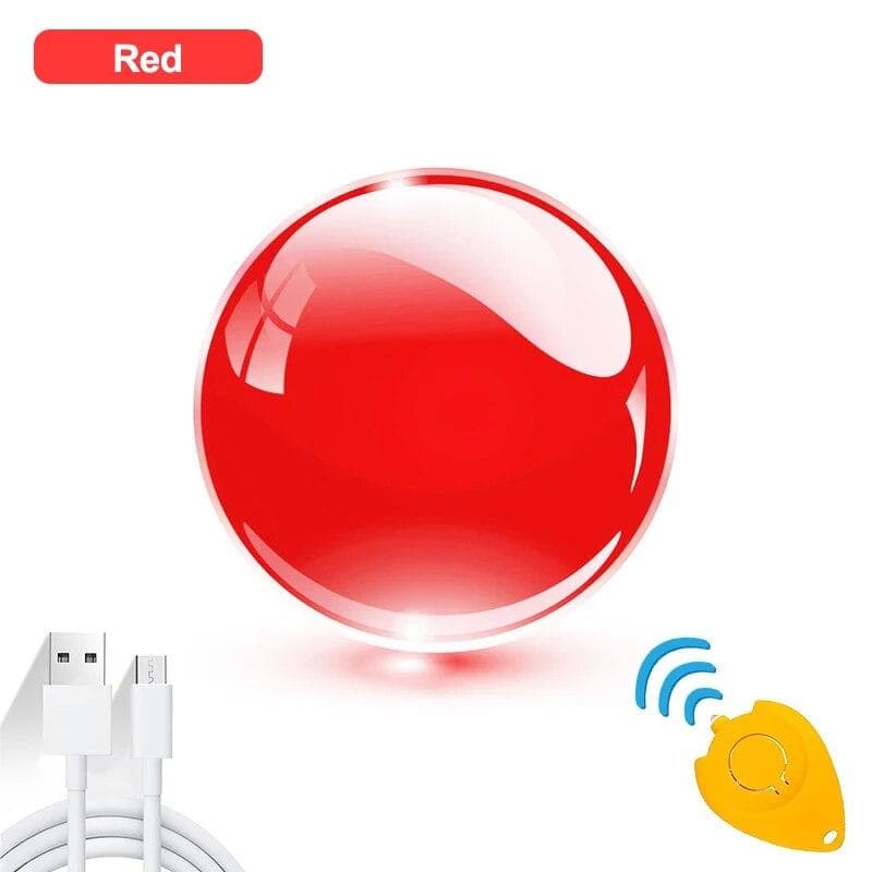 Flying Ball Boomerang Fly Magic with LED Lights Drone Hover Ball Fly Nova Orb Flying Spinner Fidget Toys Children Family Gifts red