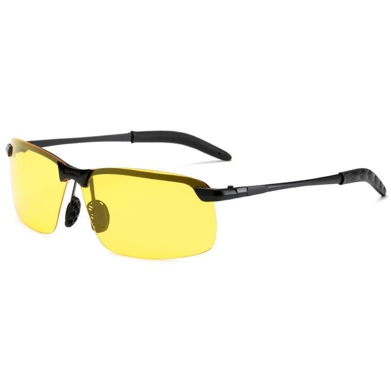 Men's Night Vision Sunglasses Driving Goggles Anti Glare Mirror Lens for Men Women Non Fashion Accessories