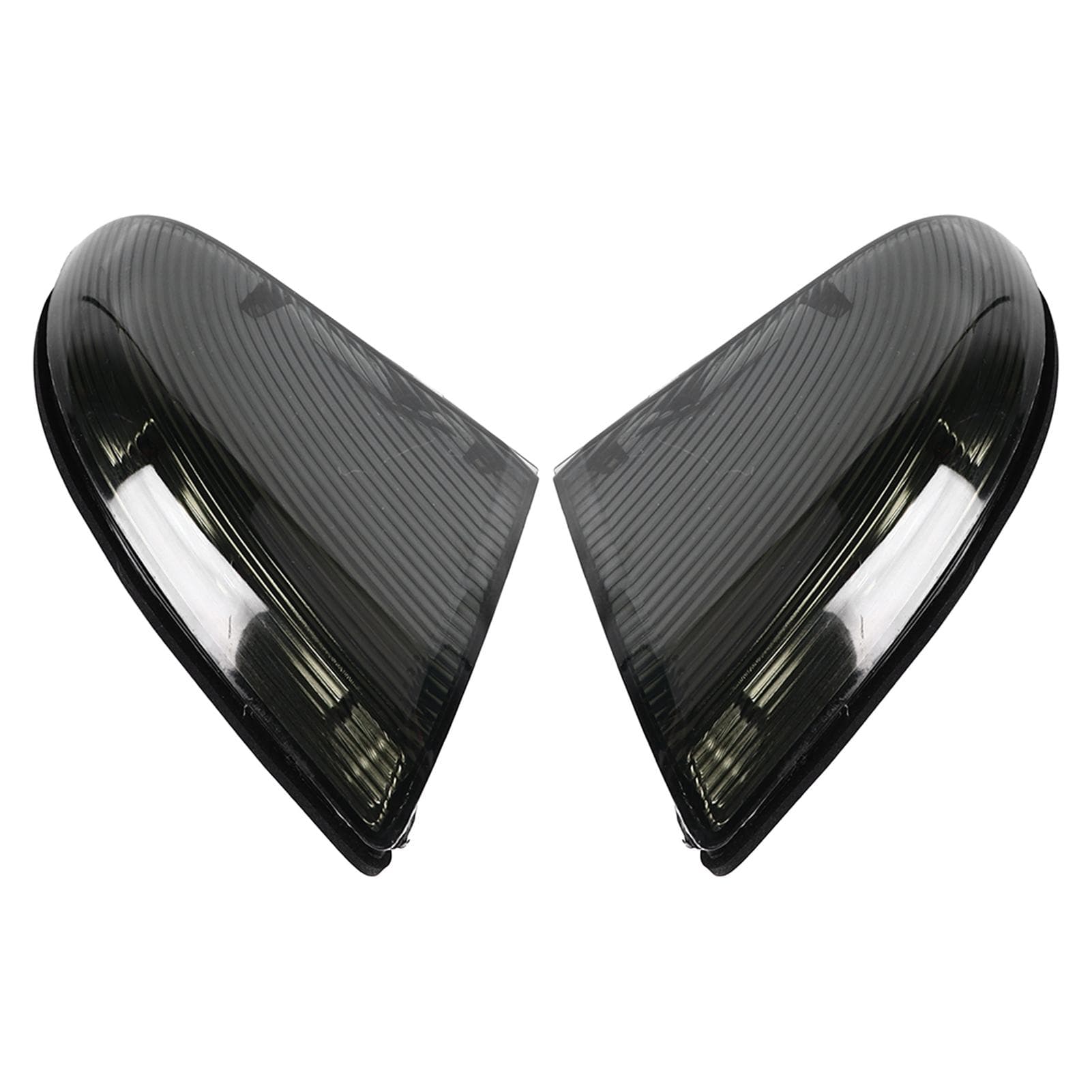 2pcs Smoked Black Left Right Mirror Turn Signal Light 68064948AA Replacement for Dodge RAM 1500