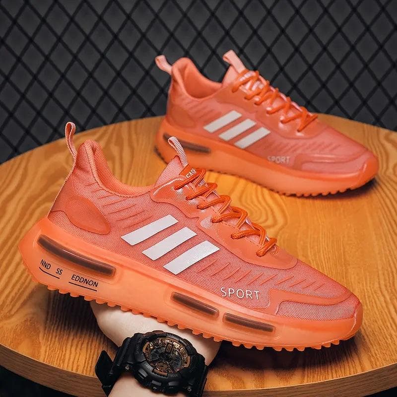 New Autumn Fashion Men's Shoes Jelly Sole Running Comfortable Breathable Men's Sneakers Large Size Travel 44