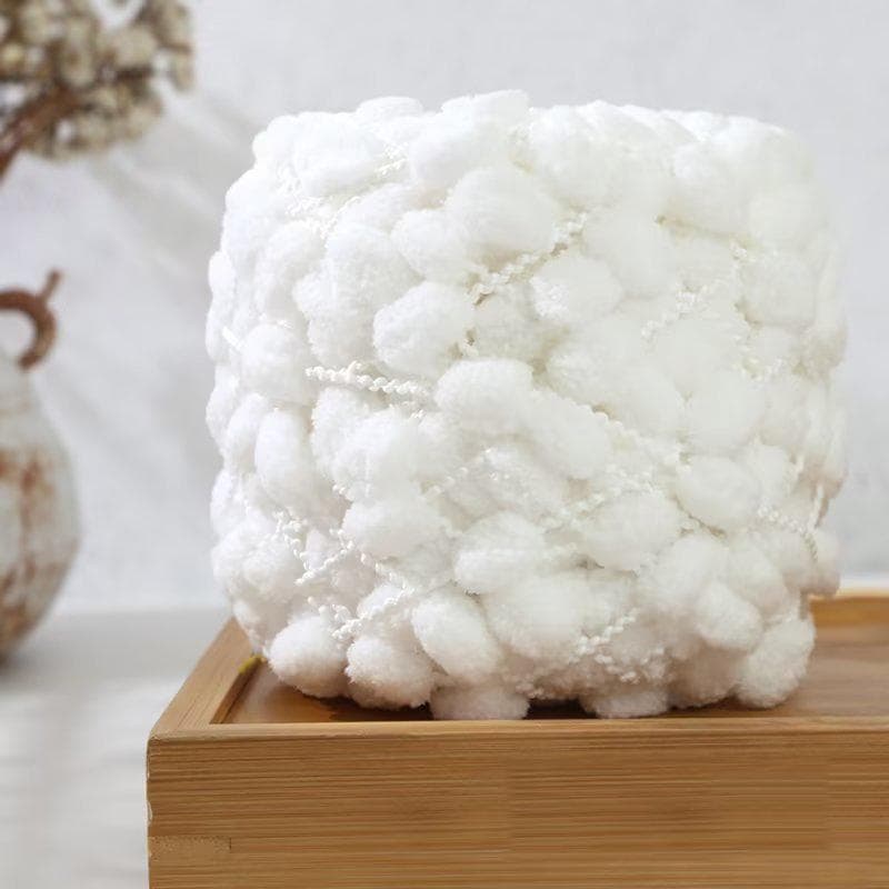 100g/roll Snowball Wool Colorful Thick Ball Yarn Rainbow Velvet Polyester Yarn