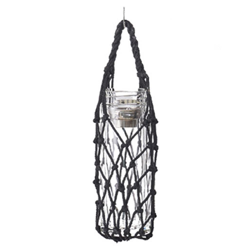 Portable Water Cup Mesh Bag Water Bottle Cover Cup Sleeve Pouch Visible Bag Outdoor Camping Umbrella Storage Mesh Cup Accessory black