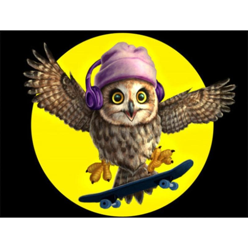 Diamond Embroidery Full Set Owl Diamond Mosaic Animal Art Diamond Painting 20X30CM